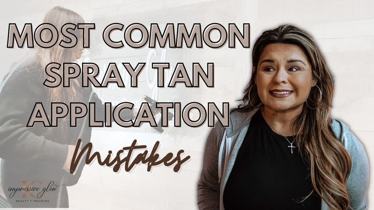 Watch video SPRAY TAN MISTAKES AND HOW TO FIX THEM | SPRAY TAN TECHNICIAN TIPS Now SPRAY TAN MISTAKES AND HOW TO FIX THEM | SPRAY TAN TECHNICIAN TIPS