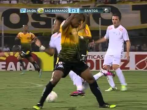 São Bernardo 1 x 3 Santos - 1 Rodada Campeonato Paulista 2013