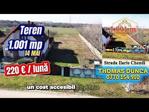 VIDEO - 14 Mai | Teren intravilan 1.001 mp | Rentbox / Parcare utilaje / Parc auto — Video