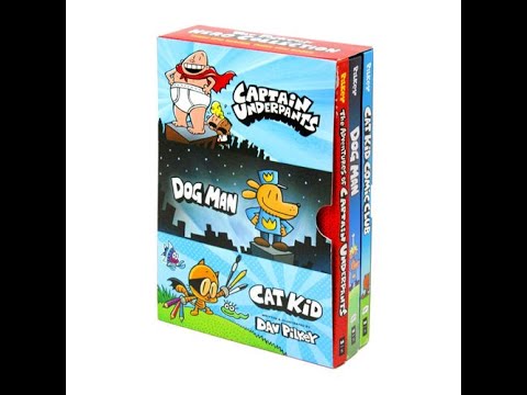 Dav Pilkey's Hero Collection 3 Books Boxed Set (Captain Underpants, Dog Man, Cat Kid Comic Club)