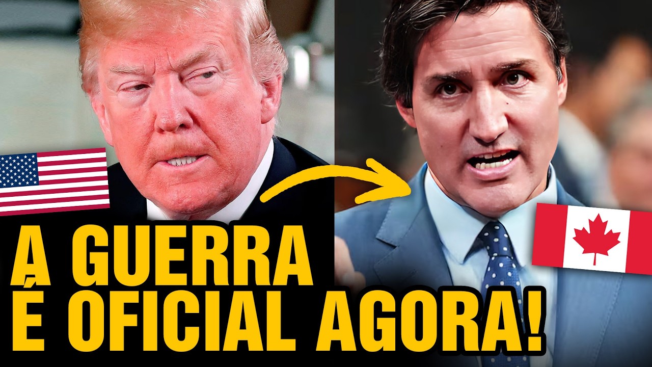 A GUERRA entre EUA vs CANADÁ AGORA É OFICIAL! 😮 🇨🇦 🇺🇸 Canadá Diário News