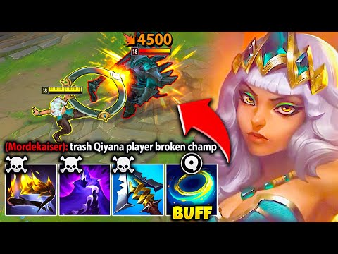 This trash talking Mordekaiser gets instant karma! (BUFFED QIYANA IS AMAZING)