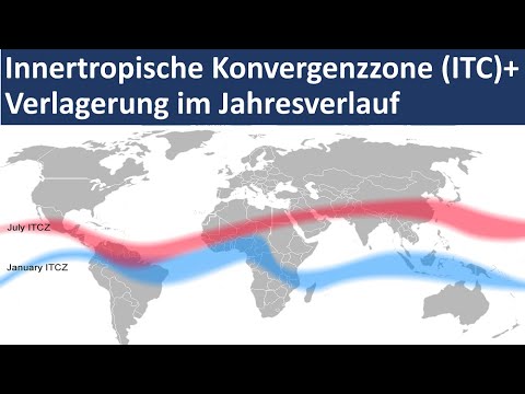 ITC / Shift of the ITC throughout the year [Intertropical Convergence Zone] - [Geography, Advance...
