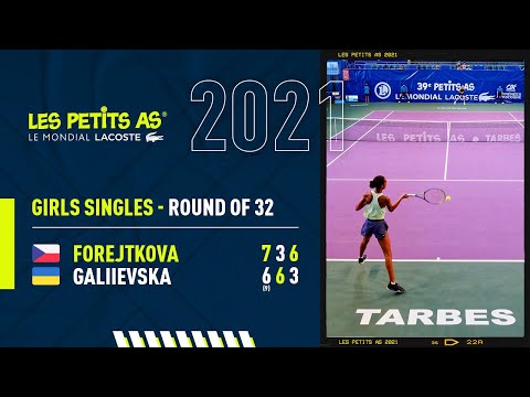Les Petits As 2021 | Girls Round of 32 | Yeva Galiievska vs. Eliska Forejtkova