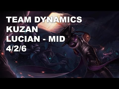 Team Dynamics Kuzan Mid Lucian vs Ekko - KR Challenger Patch 10.8