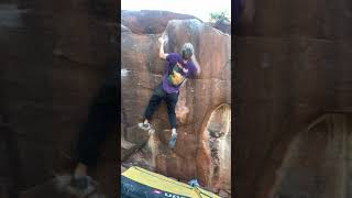 Video thumbnail of Javi Dynos, 7a. Vilafamés