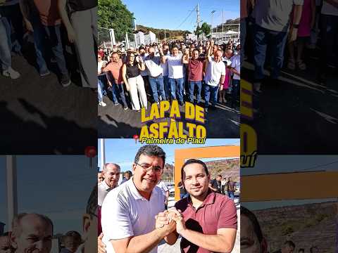 Palmeira do Piauí vive um novo momento. Entregamos mais de R$ 2,5 milhões em asfaltamento