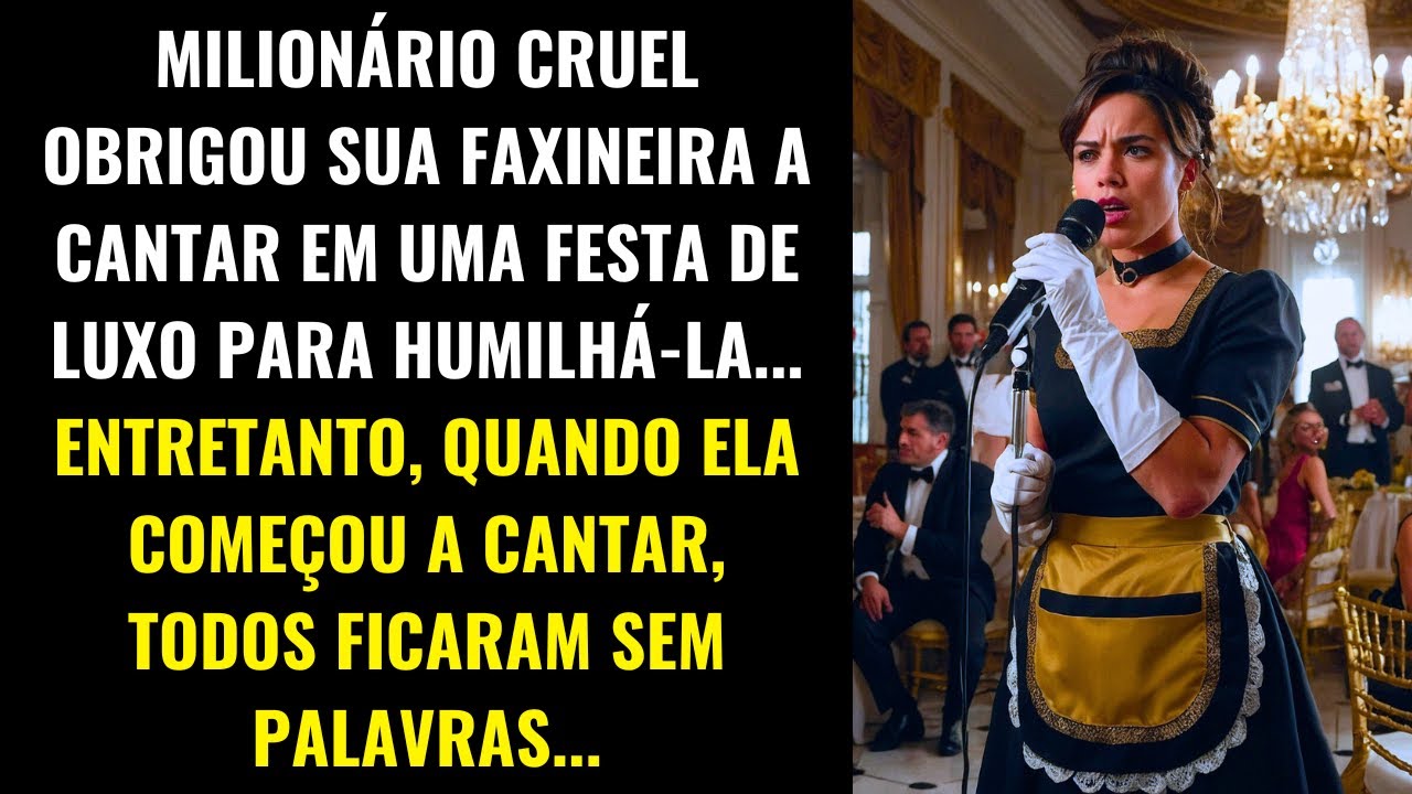 MILIONÁRIO OBRIGOU SUA FAXINEIRA A CANTAR: O QUE ACONTECEU DEIXOU TODOS SEM PALAVRAS...