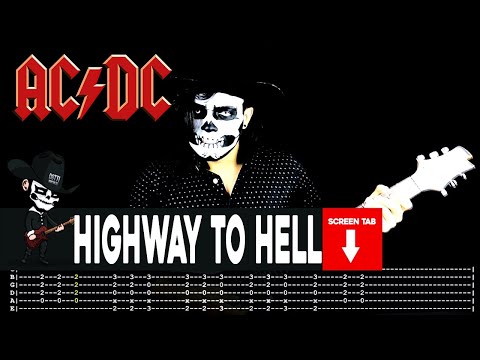 【AC/DC】[ Highway To Hell ] cover by Masuka | LESSON | GUITAR TAB