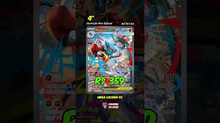 As 10 cartas mais caras de pokémon Megaevolução #cartaspokemon #pokemontcg