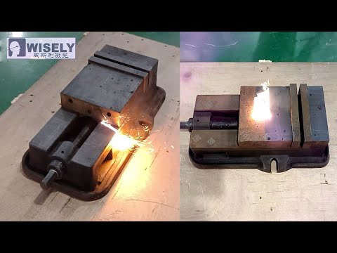 Testing 1000w Rust Cleaning Laser - Removing metal rust quickly
