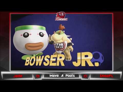 Team Flamewave: One Year Anniversary - Jade (Bowser Jr)  vs SNooFL (Fox) Wave A Pools