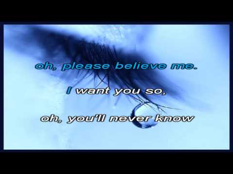Shakin' Stevens - Teardrops (Karaoke / Instrumental)