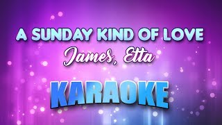 James, Etta - Sunday Kind Of Love, A (Karaoke &amp; Lyrics)