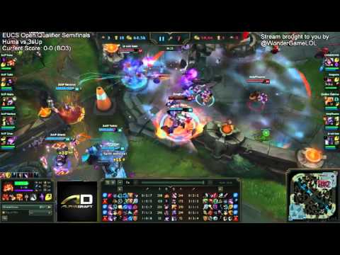 Huma G0dbro Oniichan - Game Winning Emperor's Divide vs 3sUp - EUCS - League of Legends