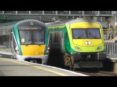 Irish Rail Mark 4 Intercity Train + 201 Class Loco - Portarlington, Laois