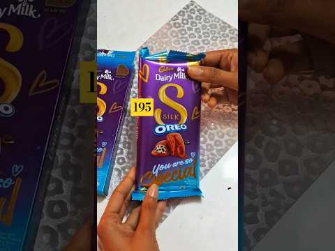 Cadbury Dairy milk silk 🍫 Oreo 195 #trending #shortsfeed #youtubeshorts #shorts #cadbury #chocolate