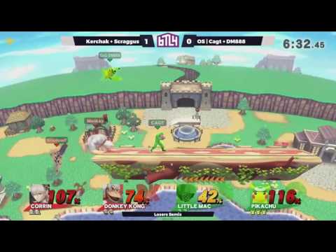 BTLH I | Kerchak & Scraggus (Red) vs. oS Cagt & DM888 (Green) | Smash 4 Doubles - Losers Semifinals