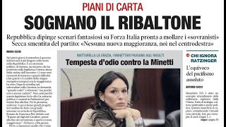 RASSEGNA STAMPA 12 APRILE 2026. QUOTIDIANI NAZIONALI ITALIANI  PRIME PAGINE DEI GIORNALI DI OGGI