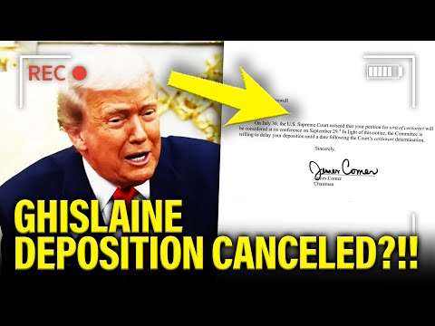 Trump PANICS and tries TO BLOCK DEPOSITION of GHISLAINE!!