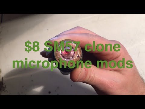 Microphone mods: de-suckifying an SM57 clone