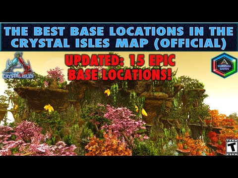 The 15 Best Base Locations in The Crystal Isles Map (OFFICIAL RELEASE Version)