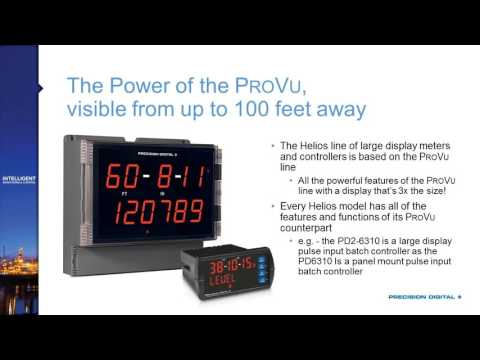 Introduction to the Helios Series Dual-Line Large Display