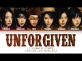 LE SSERAFIM 르세라핌 YOU AS A MEMBER UNFORGIVEN Karaoke Color Coded EASY LYRICS