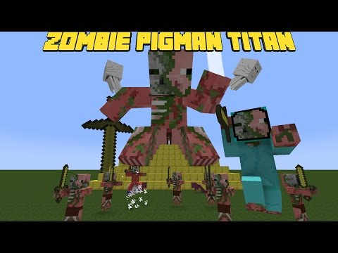 Minecraft Titans Mod Author Hangout: Zombie Pigman Titan Faction