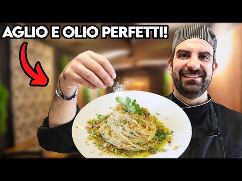Spaghetti aglio, olio e peperoncino PERFETTI | La ricetta dello Chef Francesco