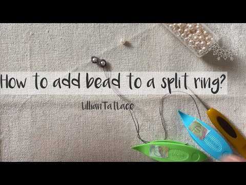 Tatting onto a paperclip Very Simple Great for beginners