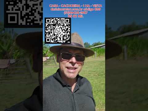 899]CHÁCARA EM SANTO ANTÔNIO DA PATRULHA 1HA COM CASA RIACHO COM CACHOEIRA R$ 82 MIL #chacara #sitio