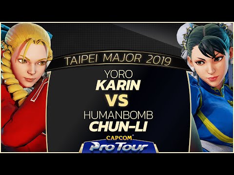 Yoro (Karin) VS  HumanBomb (Chun-Li) -  Pools - Taipei Major 2019 - SFV - CPT2019