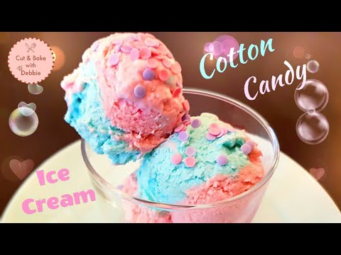 Cotton Candy Ice Cream - Baskin Robbins Style 🍨