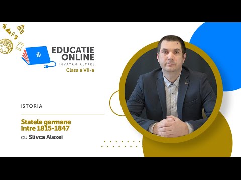 Istoria, Clasa a VII-a, Statele germane între 1815-1847