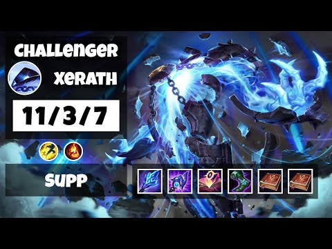 Xerath Challenger Gameplay S11 Replay 11.11 Support (11/3/7) - BR