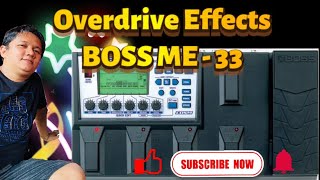 Video thumbnail for BOSS ME-33 Setting Up Overdrive 1&2 by ꧁TITO BAGZ꧂