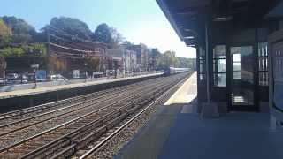 preview picture of video 'Metro-North Railroad at Hastings-On-Hudson'