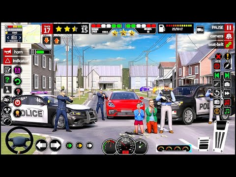 911 US Police Car Driving Chase Simulator 3D - Real Cop Multi-Storey Cars Driving - Android GamePlay