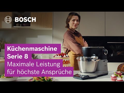 Die stärkste Bosch Küchenmaschine? 1800-Watt Motor & XL-Schüssel | Bosch Küchenmaschine Serie 8