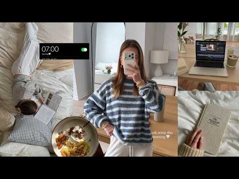 7AM MORNING ROUTINE 2026 🌅 healthy + mindful habits for a productive day