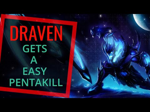 EASIEST PENTAKILL OF MY LIFE!!! •DIAMOND ELO• Best Draven World - Vincent´s Draven