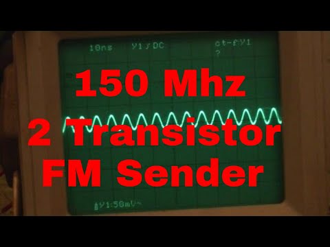 150 Mhz Sender mit 2 S9014 Transistoren ohne Dreko - eflose #979