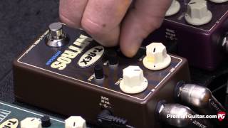 Video thumbnail for NAMM '15 - T-Rex Effects Diva Drive, Nitros Hypergain, & Tunemaster Demos by Premier Guitar