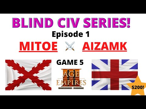 The AOE 3 DE Blind Civ Series! Episode 1 - Aizamk vs Mitoe - Game 5!