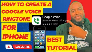 Step-by-step instructions on how to create a google voice ringtone using an iPhone-Best Tutorial.