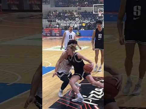 Sabrina Ionescu Gets CLAMPED by Philippines Highschooler Kieffer Alas 😱