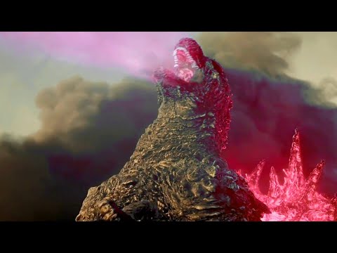 GODZILLA MINUS ONE: Atomic Breath Scene with Different Colors (HD)