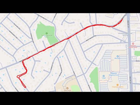 North Street, Rhuland Road, and Randolph Road - Stoneham, MA - 2025-12-04 Walk