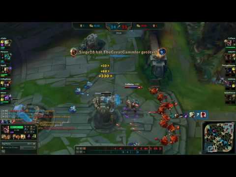 Jinx steals blind Baron | League of Legends